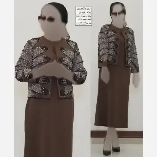 کت سارافون زنانه آرتمیس بیگ سایز جنس سوپر مازراتی رنگ مشکی قهوه ای سورمه ای